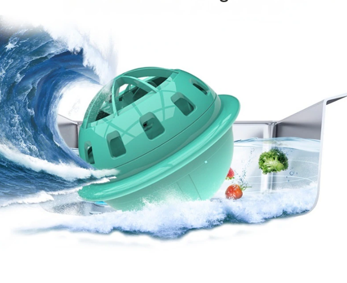 Ультразвукова хвилеподібна пральна міні машинка Ocean wave division Портативна мийна машина для прання речей та миття посуду 14735 фото