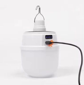 Аварійна лампа з гачком Solar Emergency Charging Lamp 2022 &middot; Акумуляторна лампочка - світильник із сонячною батареєю та вологозахистом IP65 15312 фото