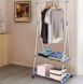 Універсальна пересувна стійка - вішалка для одягу з поличками Coat Rack 14125 фото 1